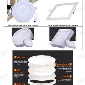 small led panel light skd kits 